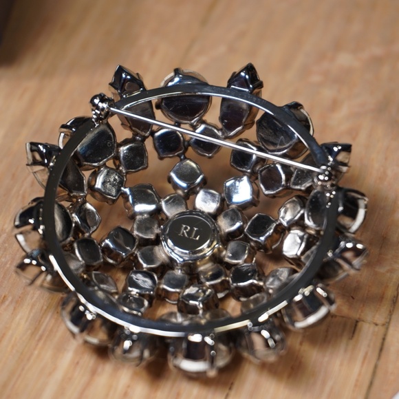Ralph Lauren Gemstone Brooch Silver OS Brand New - Picture 10 of 15